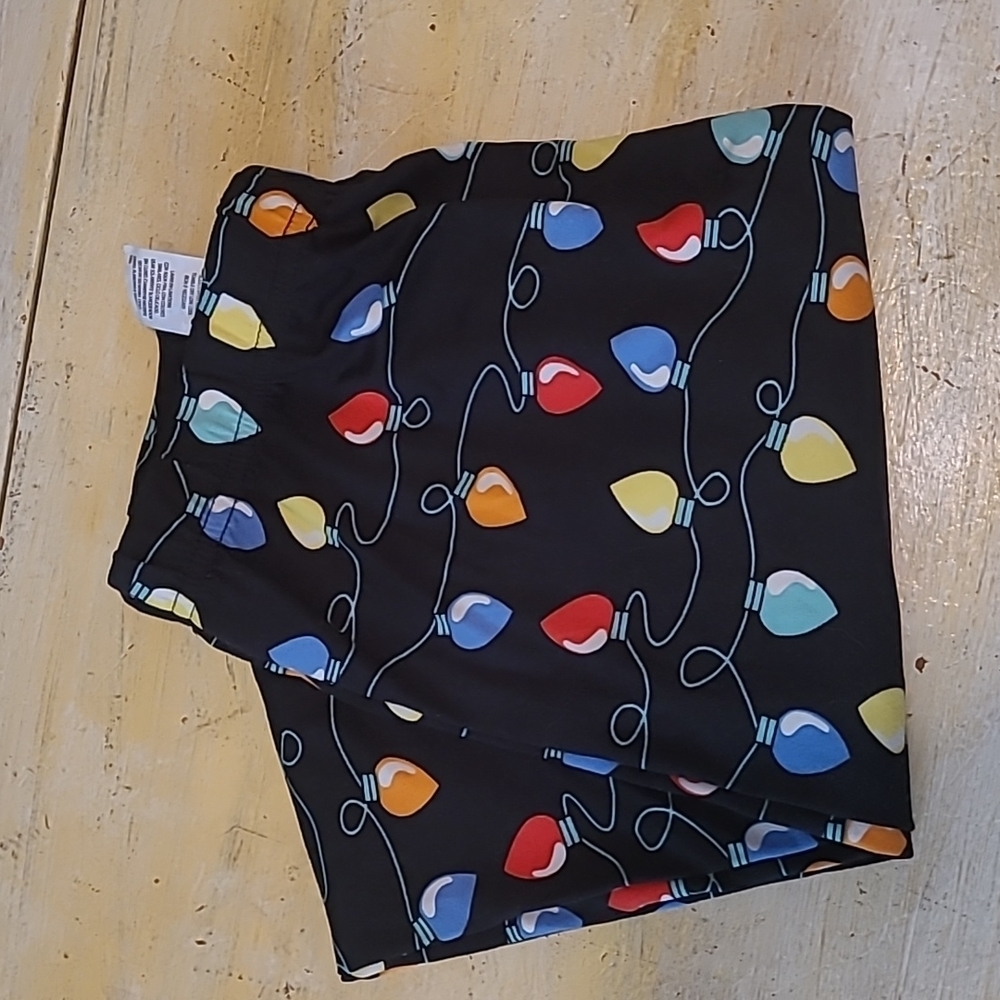 Mayfair Holiday Bulb Leggings Size Medium